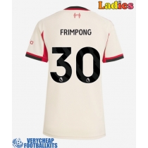 Liverpool Jeremie Frimpong #30 Replica Away Shirt Ladies 2025-26 Short Sleeve